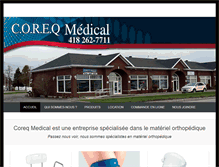 Tablet Screenshot of coreqmedical.com